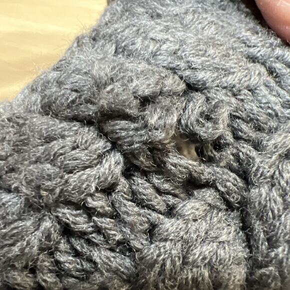 UGG Australia Tularosa Route Cable Knit Sweater Boots Gray Womens Size 6 - Picture 14 of 15